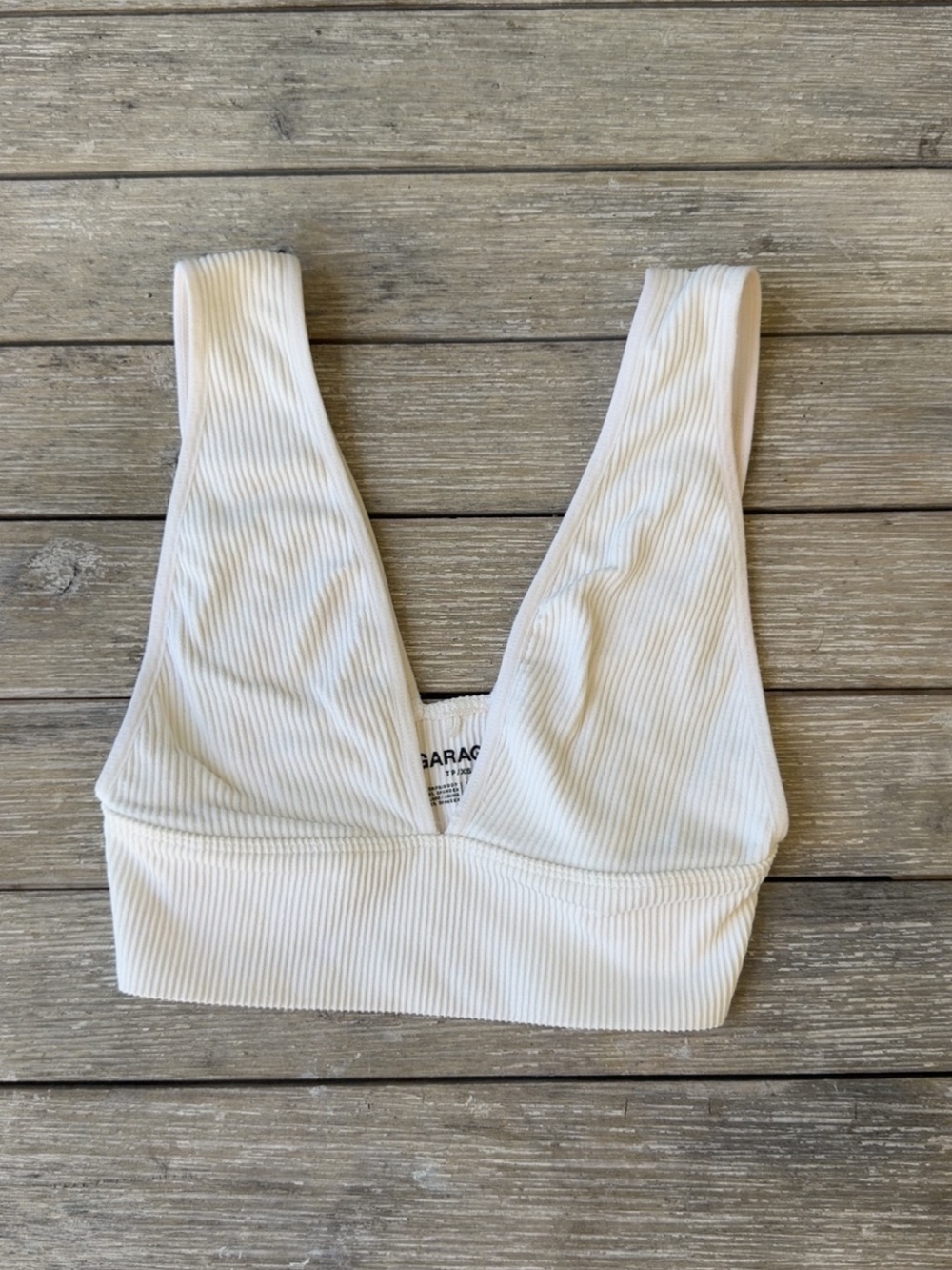 Garage White Tank Top